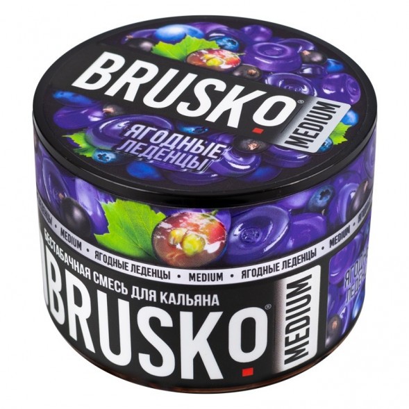 Смесь Brusko Medium - Ягодные Леденцы (50 грамм) купить в Санкт-Петербурге