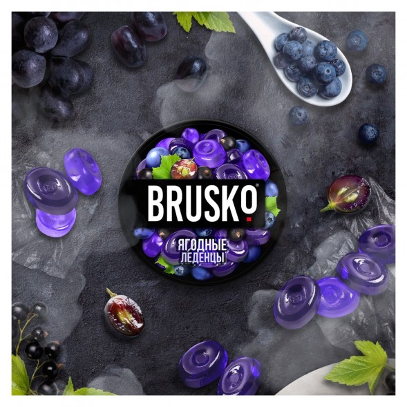 Смесь Brusko Medium - Ягодные Леденцы (50 грамм) купить в Санкт-Петербурге