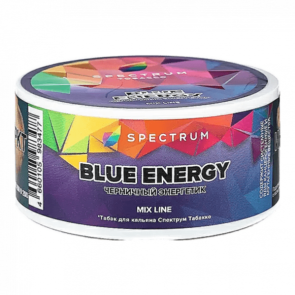 Табак Spectrum Mix Line - Blue Energy (Черничный Энергетик, 25 грамм) купить в Санкт-Петербурге