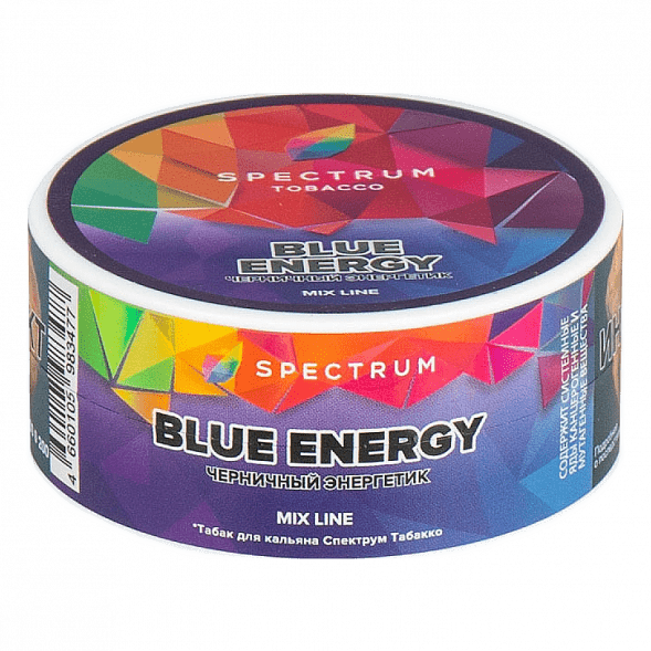 Табак Spectrum Mix Line - Blue Energy (Черничный Энергетик, 25 грамм) купить в Санкт-Петербурге