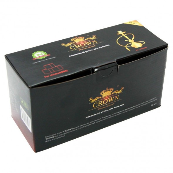 Уголь Crown (22 мм, 96 кубиков) купить в Санкт-Петербурге