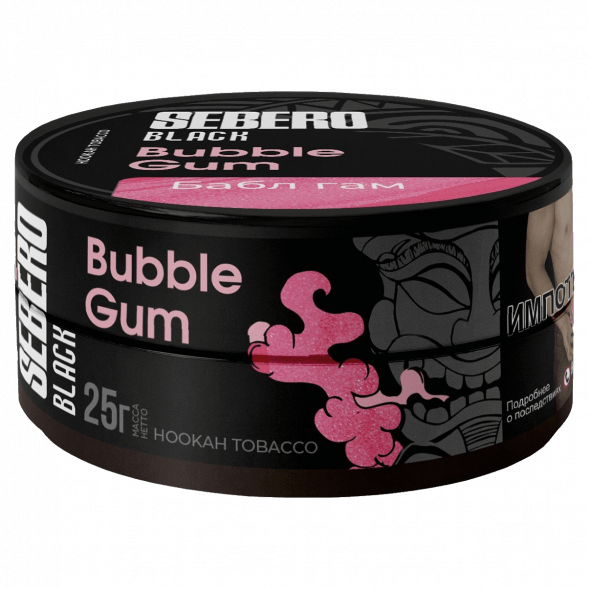 Табак Sebero Black - Bubble Gum (Бабл Гам, 25 грамм) купить в Санкт-Петербурге