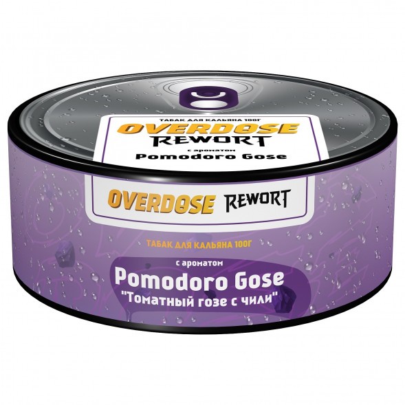 Табак Overdose - Pomodoro Gose (Томатный Гозе с Чили, 100 грамм) купить в Санкт-Петербурге