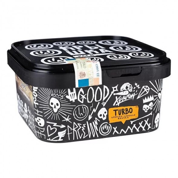 Табак Хулиган - Turbo (Арбузно-Дынная Жвачка, 200 грамм) купить в Санкт-Петербурге