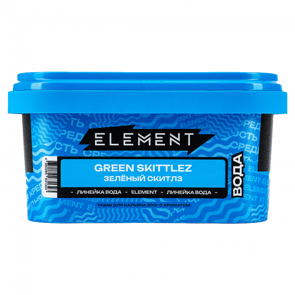 Табак Element Вода - Green Skittlez (Зелёный Скитлз, 200 грамм) купить в Санкт-Петербурге