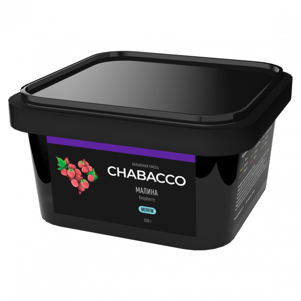 Смесь Chabacco MEDIUM - Raspberry (Малина, 200 грамм) купить в Санкт-Петербурге