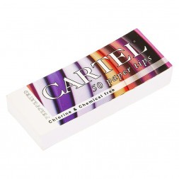 Фильтры для самокруток Cartel - Бумажные (50 штук, 25х6 мм)