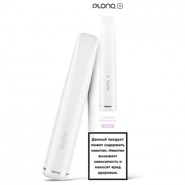 PLONQ PLUS - Кокос Малина (1500 затяжек) купить в Санкт-Петербурге