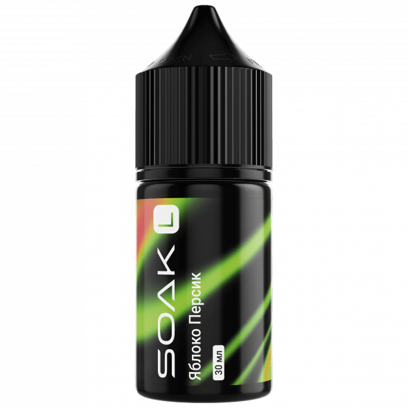 Жидкость SOAK L30 - Apple Peach Bonbon (Яблоко Персик, 30 мл, 2 мг) купить в Санкт-Петербурге