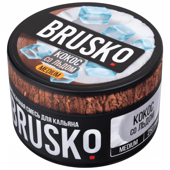 Смесь Brusko Medium - Кокос со Льдом (250 грамм) купить в Санкт-Петербурге
