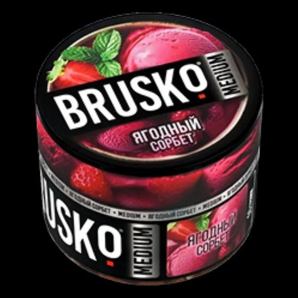 Смесь Brusko Zero - Ягодный Сорбет (50 грамм) купить в Санкт-Петербурге