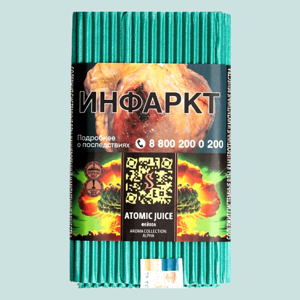 Табак Satyr - Atomic Juice (Фейхоа, 200 грамм) купить в Санкт-Петербурге