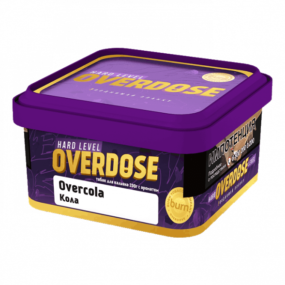 Табак Overdose - Overcola (Кола, 200 грамм) купить в Санкт-Петербурге