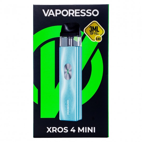 Электронная сигарета Vaporesso XROS 4 Mini - Ice Blue (Синий Лёд) купить в Санкт-Петербурге