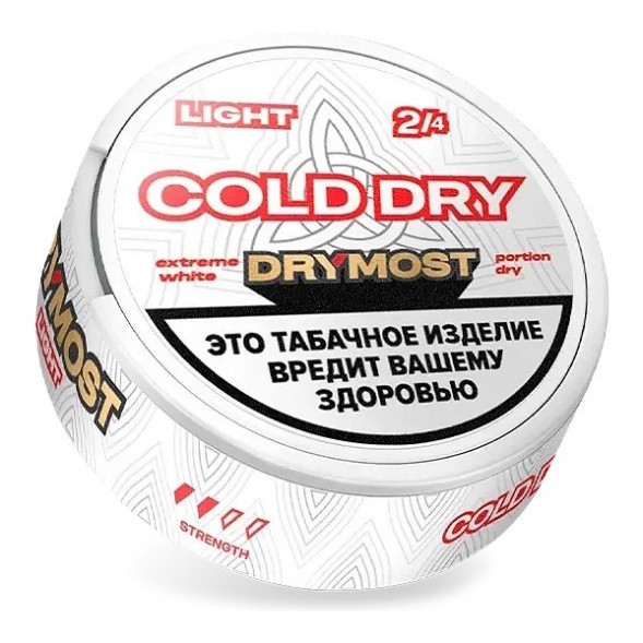 Табак жевательный DryMost - Cold Dry Light (12 грамм) купить в Санкт-Петербурге