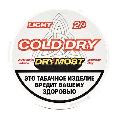 Табак жевательный DryMost - Cold Dry Light (12 грамм) купить в Санкт-Петербурге