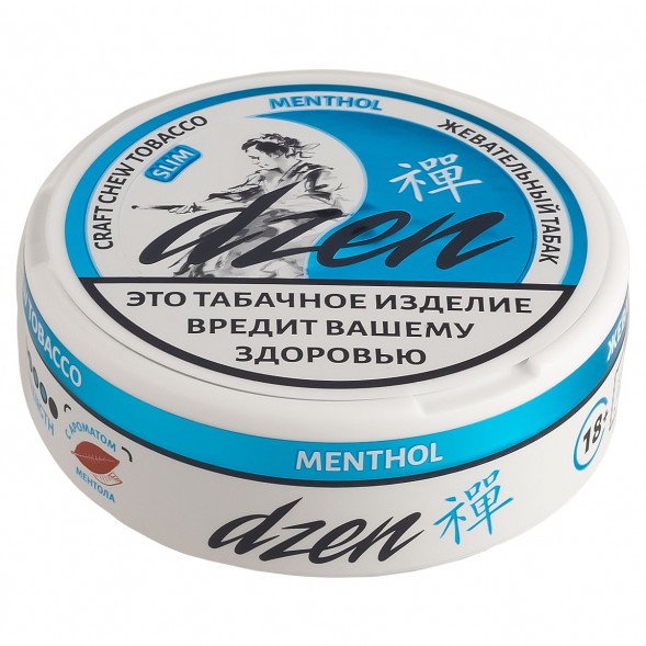 Табак жевательный DZEN - Menthol Slim (Ментол Слим) купить в Санкт-Петербурге