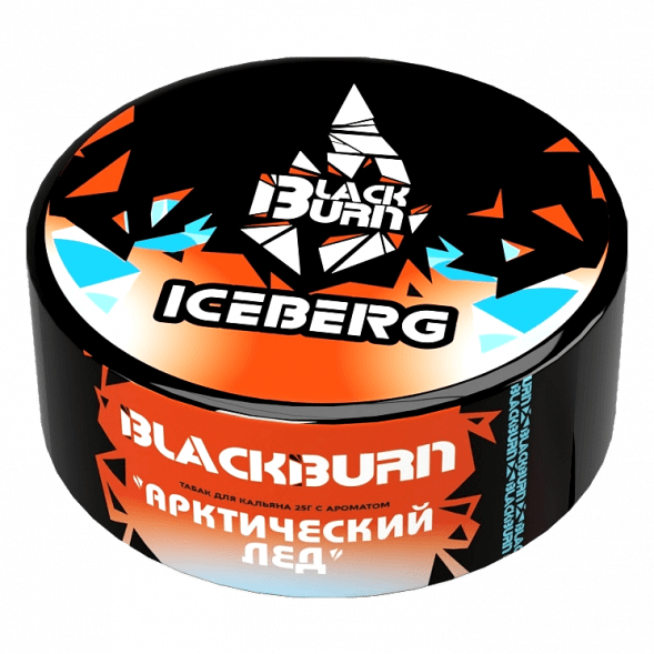 Табак BlackBurn - Iceberg (Арктический Лёд, 25 грамм) купить в Санкт-Петербурге