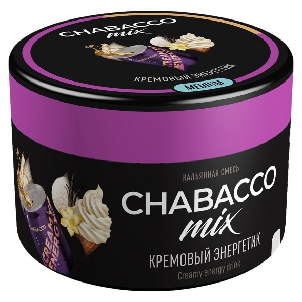 Смесь Chabacco MIX MEDIUM - Creamy Energy Drink (Кремовый Энергетик, 40 грамм) купить в Санкт-Петербурге