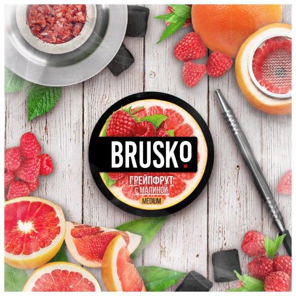 Смесь Brusko Medium - Грейпфрут с Малиной (50 грамм) купить в Санкт-Петербурге