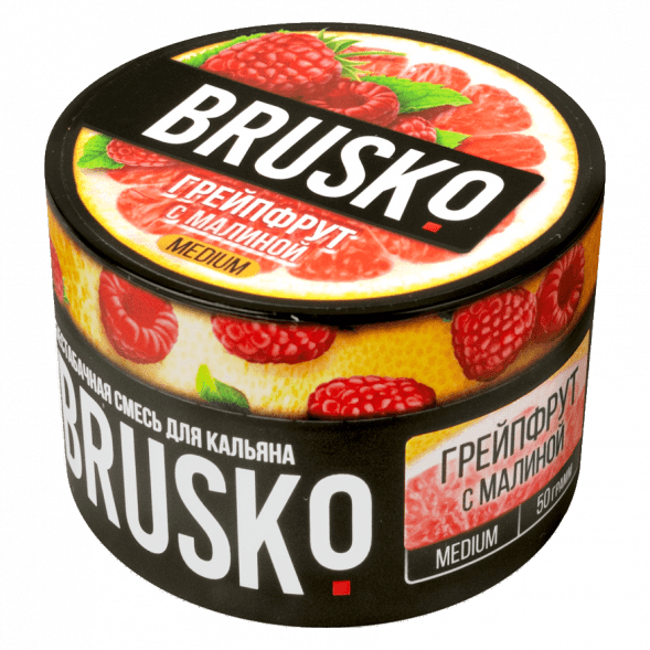 Смесь Brusko Medium - Грейпфрут с Малиной (50 грамм) купить в Санкт-Петербурге