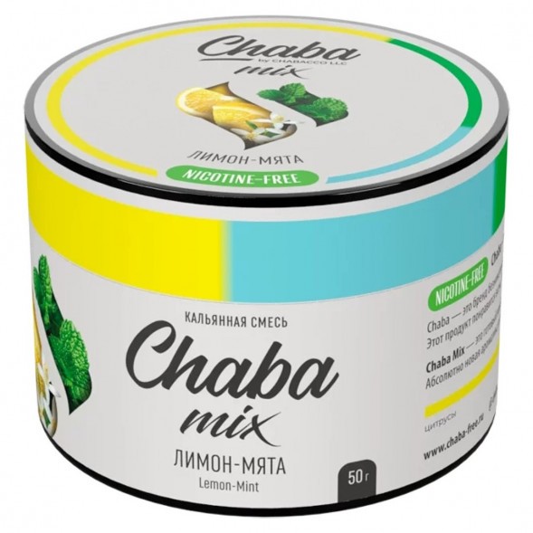 Смесь Chaba Mix - Lemon-Mint (Лимон и Мята, 50 грамм) купить в Санкт-Петербурге