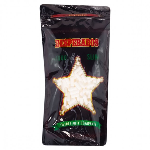 Фильтры для самокруток Desperado - Slim (1000 штук, 15х6 мм) купить в Санкт-Петербурге