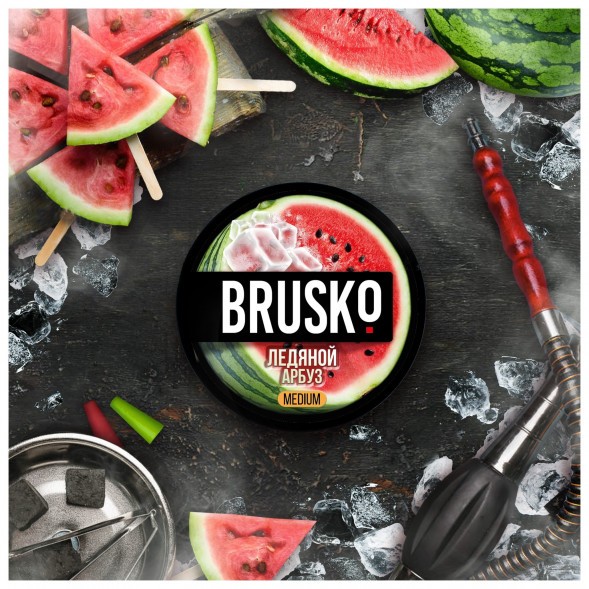 Смесь Brusko Medium - Ледяной Арбуз (50 грамм) купить в Санкт-Петербурге