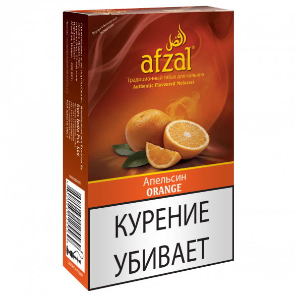 Табак Afzal - Orange (Апельсин, 40 грамм) купить в Санкт-Петербурге