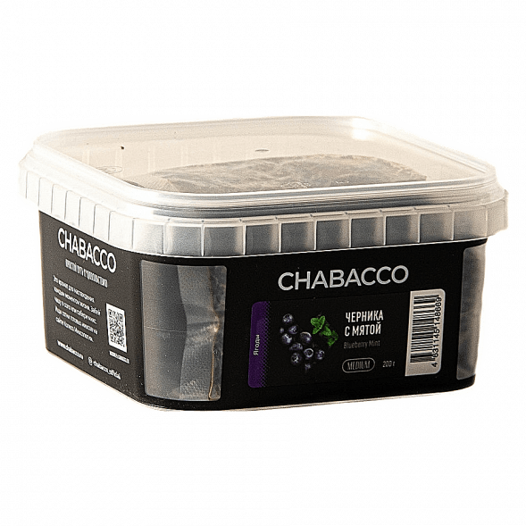 Смесь Chabacco MEDIUM - Blueberry Mint (Черника с Мятой, 200 грамм) купить в Санкт-Петербурге
