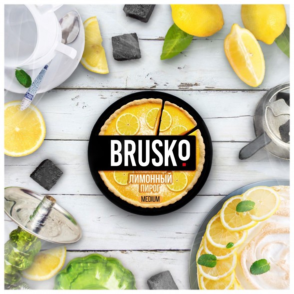 Смесь Brusko Medium - Лимонный Пирог (50 грамм) купить в Санкт-Петербурге