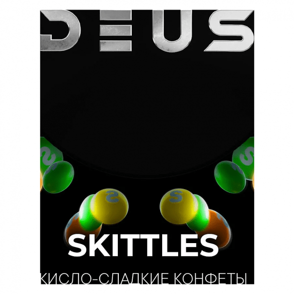 Табак Deus - Skittles (Кисло-Сладкие Конфеты, 100 грамм) купить в Санкт-Петербурге