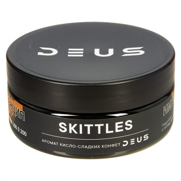 Табак Deus - Skittles (Кисло-Сладкие Конфеты, 100 грамм) купить в Санкт-Петербурге
