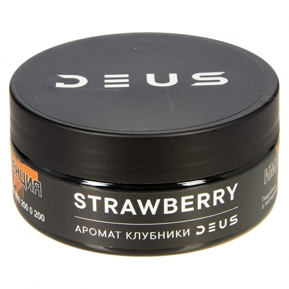 Табак Deus - Strawberry (Клубника, 100 грамм) купить в Санкт-Петербурге