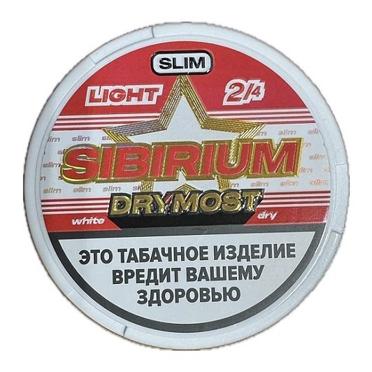 Табак жевательный DryMost - Sibirium Light Slim (12 грамм) купить в Санкт-Петербурге