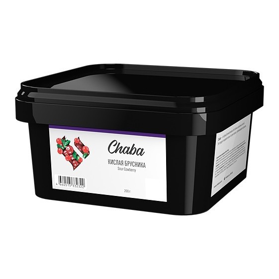 Смесь Chaba - Sour Cowberry (Кислая Брусника, 200 грамм, Без никотина) купить в Санкт-Петербурге