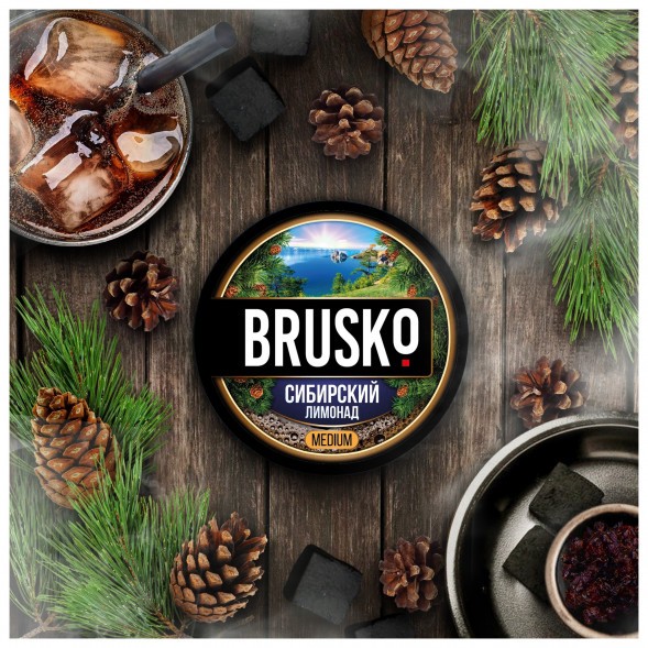 Смесь Brusko Medium - Сибирский Лимонад (50 грамм) купить в Санкт-Петербурге
