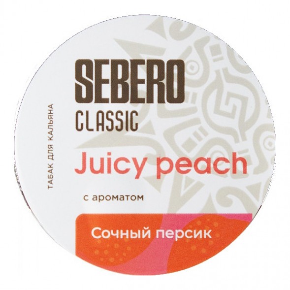 Табак Sebero - Juicy Peach (Сочный Персик, 200 грамм) купить в Санкт-Петербурге