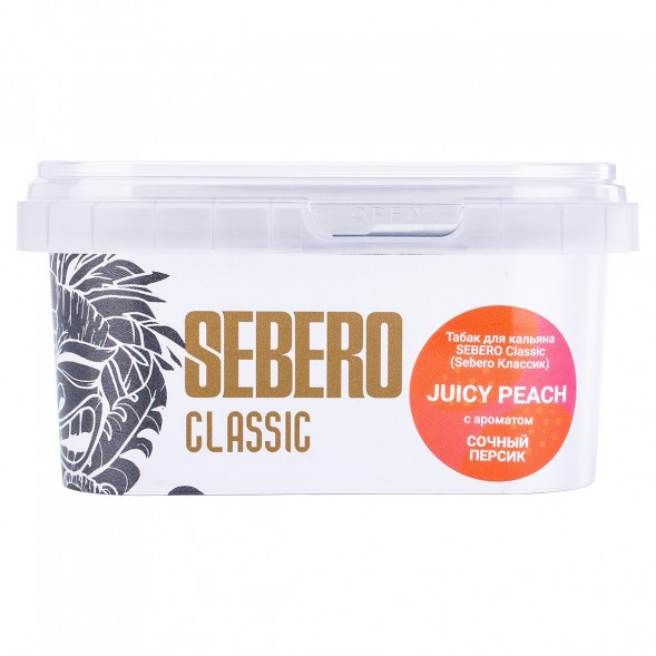 Табак Sebero - Juicy Peach (Сочный Персик, 200 грамм) купить в Санкт-Петербурге