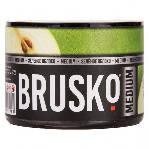 Смесь Brusko Zero - Зелёное Яблоко (50 грамм) купить в Санкт-Петербурге