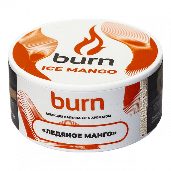 Табак Burn - Ice Mango (Ледяное Манго, 25 грамм) купить в Санкт-Петербурге