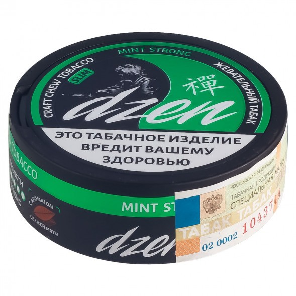 Табак жевательный DZEN Strong - Mint Slim (Мята) купить в Санкт-Петербурге