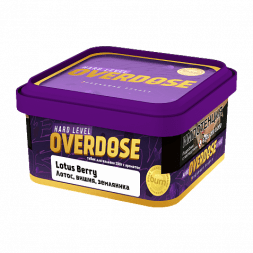 Табак Overdose - Lotus Berry (Лотос, Вишня, Земляника, 200 грамм)