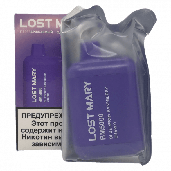 LOST MARY BM - Черника Малина Вишня (Blueberry Raspberry Cherry, 5000 затяжек) купить в Санкт-Петербурге