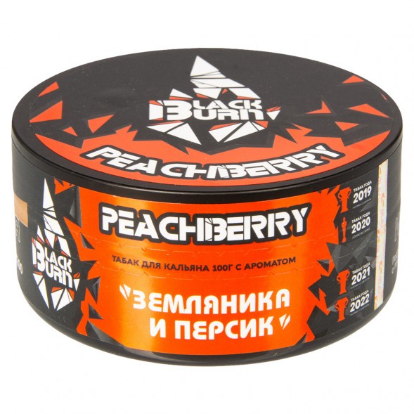 Табак BlackBurn - Peachberry (Земляника и Персик, 100 грамм) купить в Санкт-Петербурге