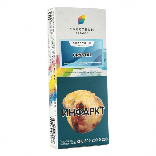 Табак Spectrum - Crystal (Лёд, 100 грамм) купить в Санкт-Петербурге
