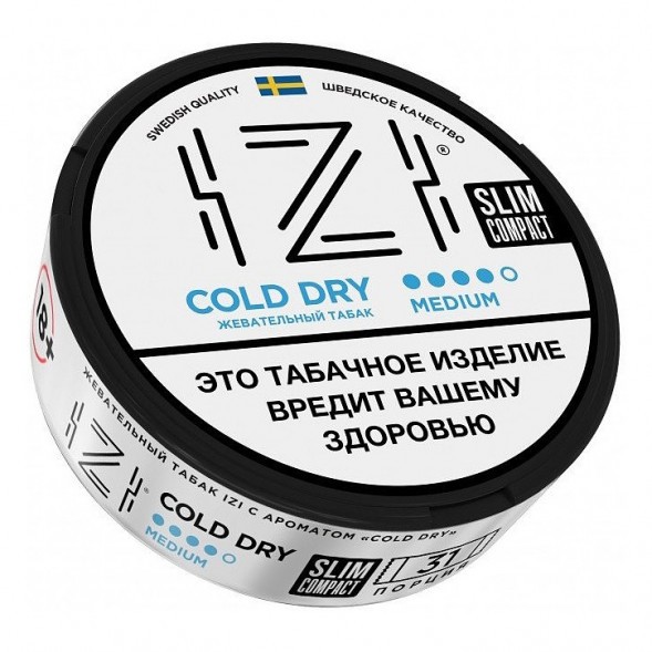 Табак жевательный IZI SLIM - COMPACT Cold Dry купить в Санкт-Петербурге