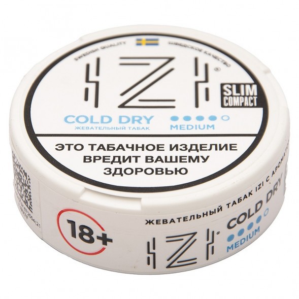 Табак жевательный IZI SLIM - COMPACT Cold Dry купить в Санкт-Петербурге