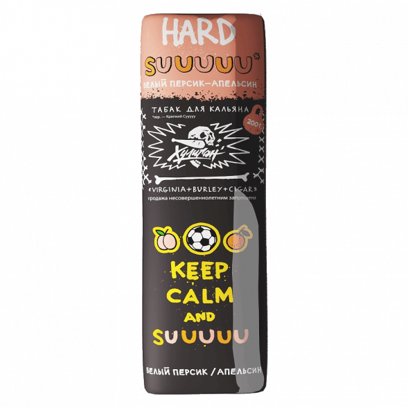 Табак Хулиган Hard - Suuuuu (Белый Персик и Апельсин, 200 грамм) купить в Санкт-Петербурге