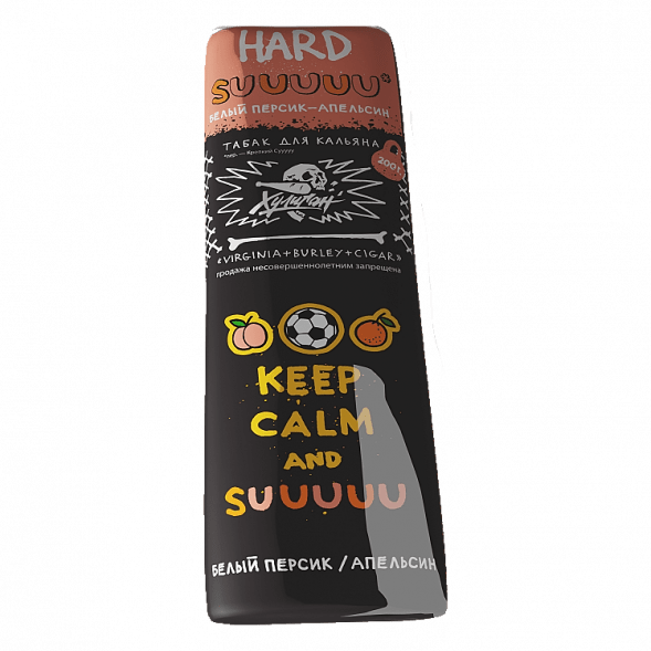Табак Хулиган Hard - Suuuuu (Белый Персик и Апельсин, 200 грамм) купить в Санкт-Петербурге